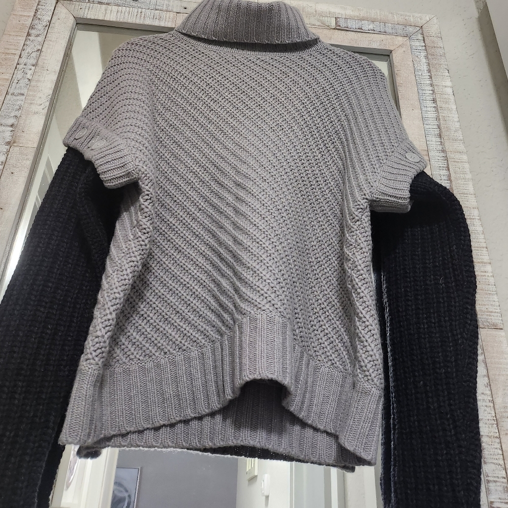 Equipment Aluine Layered Wool-Blend Turtleneck Sweater - Picture 4 of 14